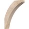 Ekena Millwork 3 1/2"W x 16"D x 20"H Thorton Smooth Knee Brace, Douglas Fir BRC04X16X20THR00SDF - alternate 1